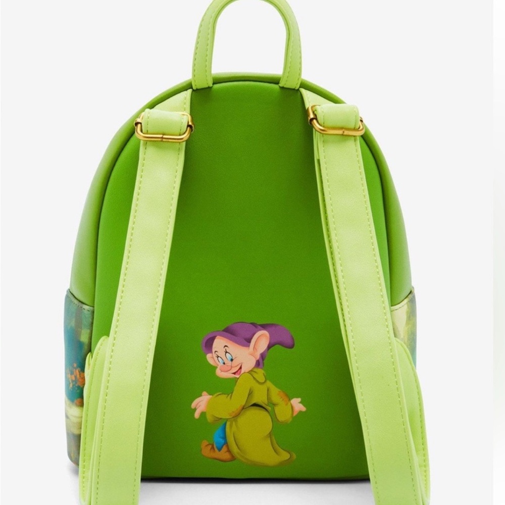 Loungefly Disney Snow White Animals backpack w/ Dopey - Picture 3 of 3